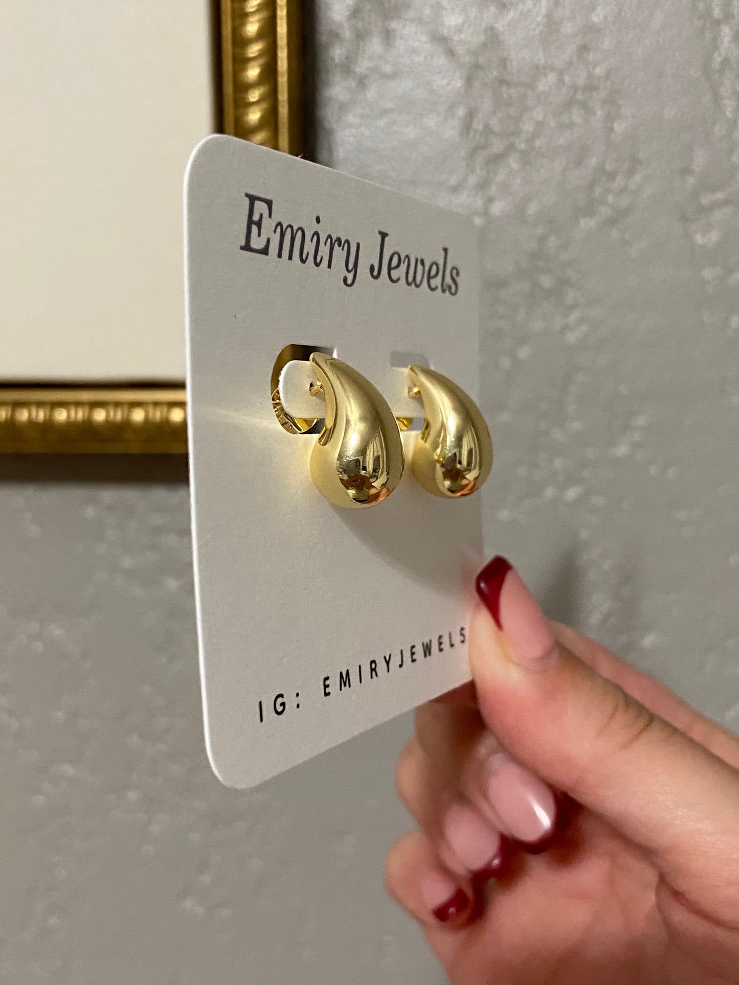 Bubble Drop Gold Filled Earrings
