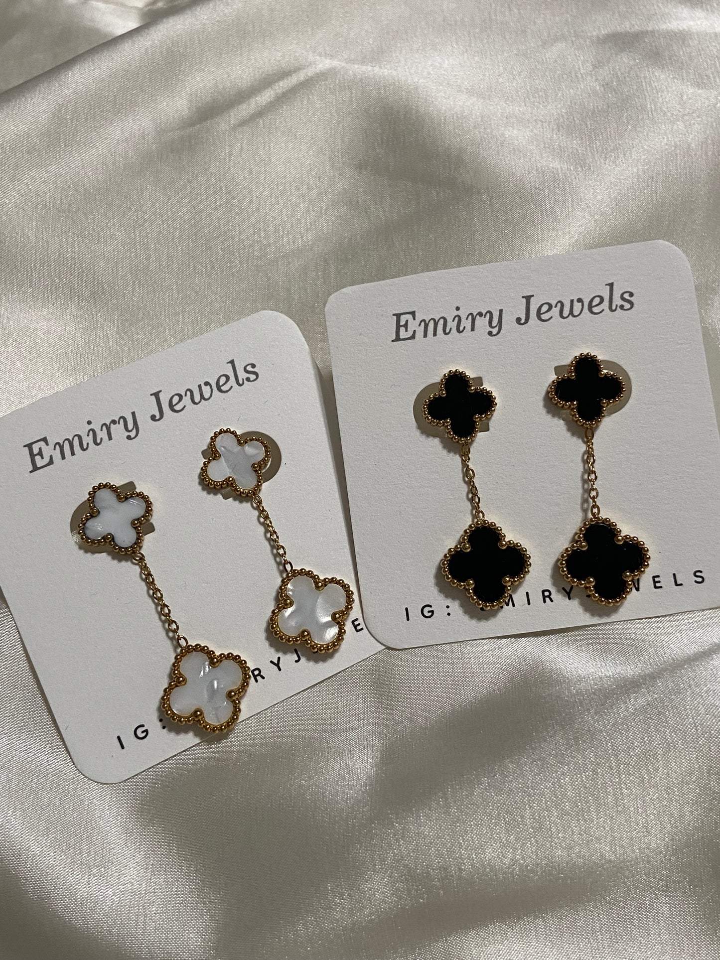 Drop Stainless Steel Gold Earrings
