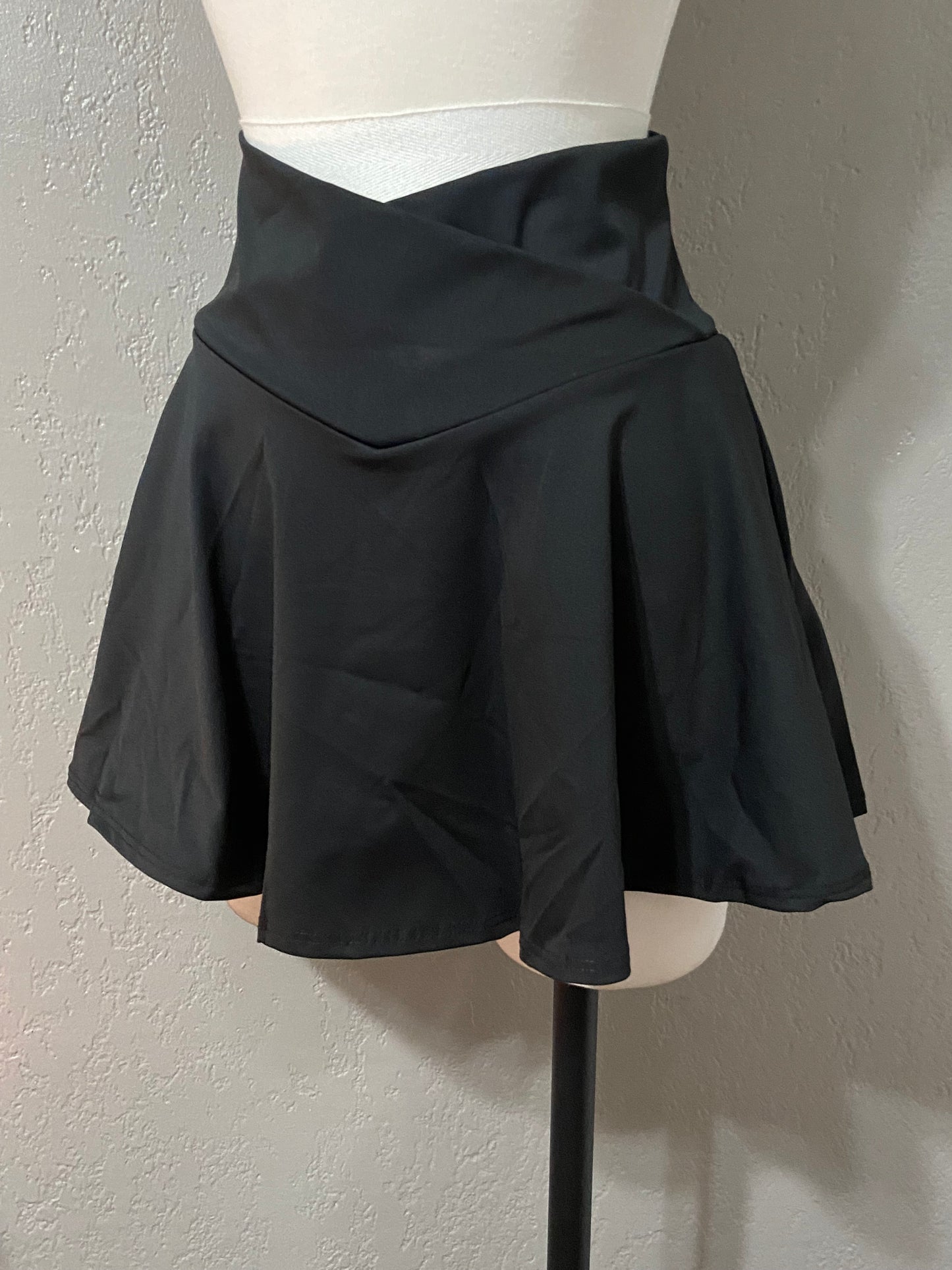 Black Tennis Skirt
