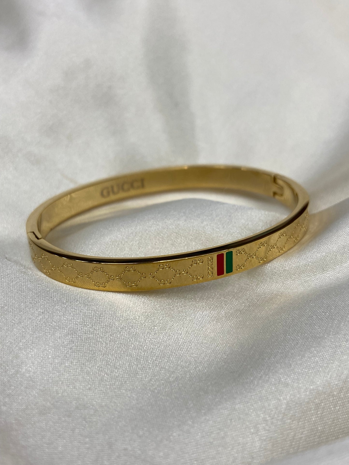 GG Stainless Steel Gold Bangle