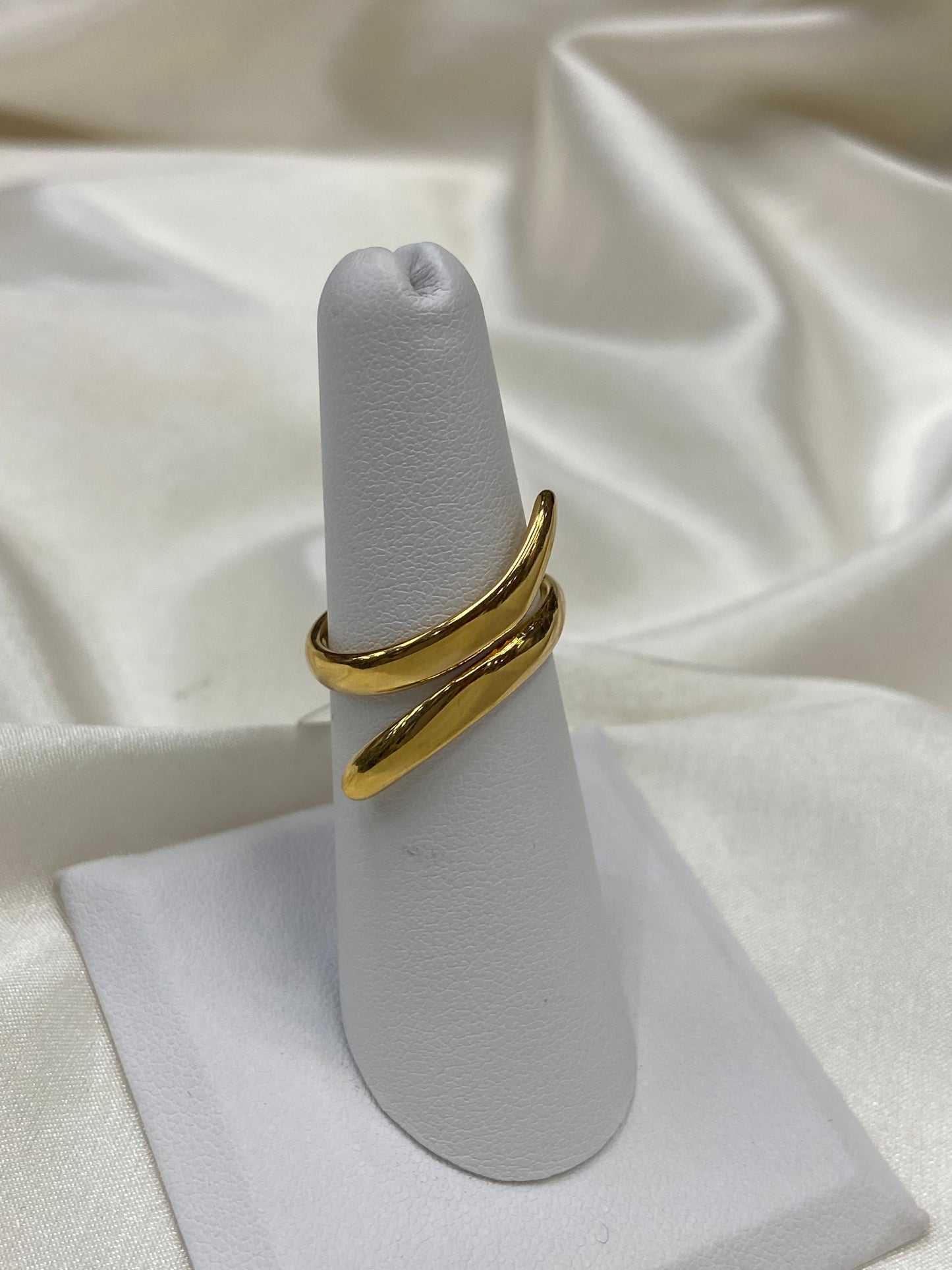 Wrap Stainless Steel Gold Ring