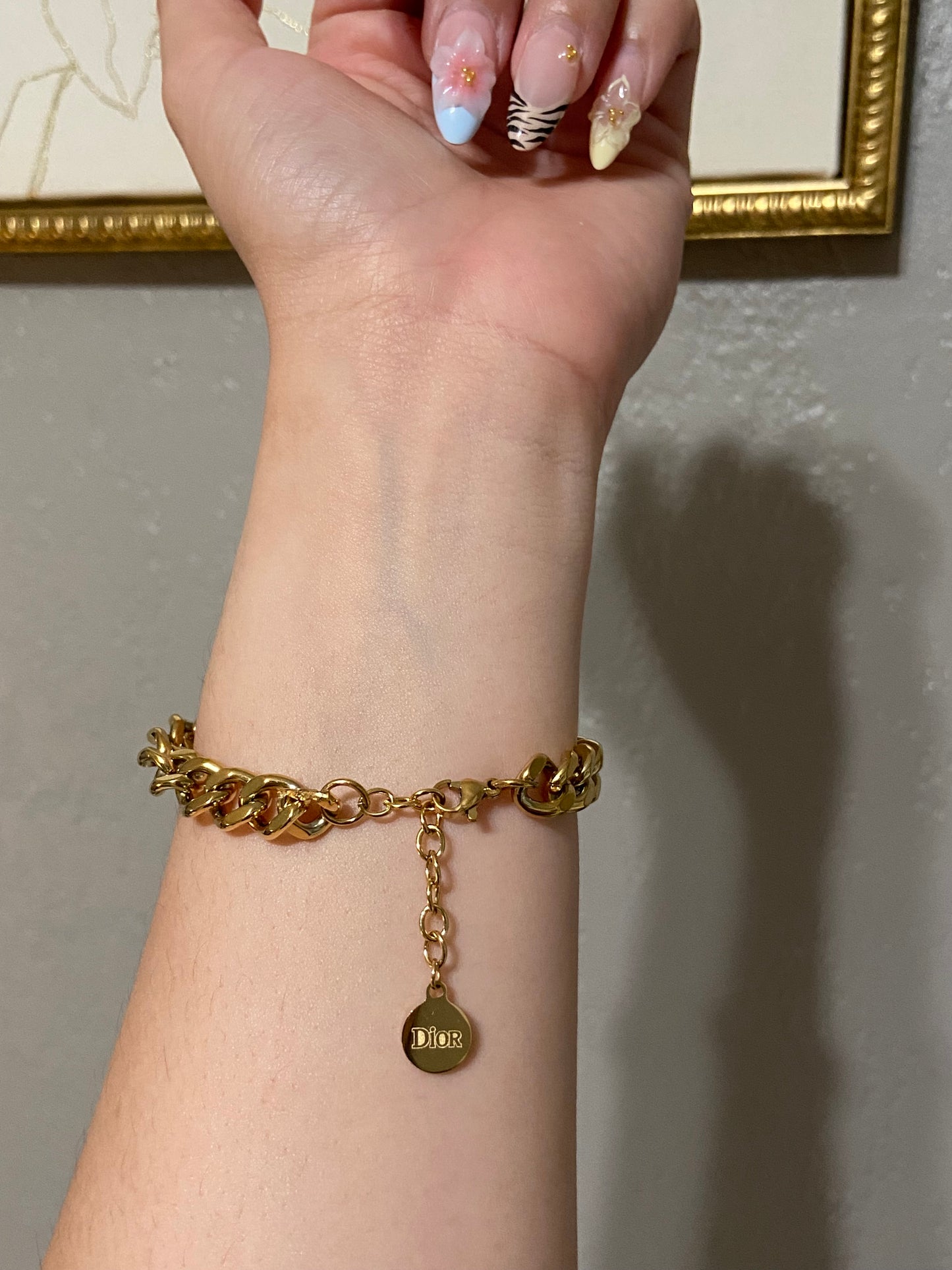 Adore Me Stainless Steel Gold Bracelet