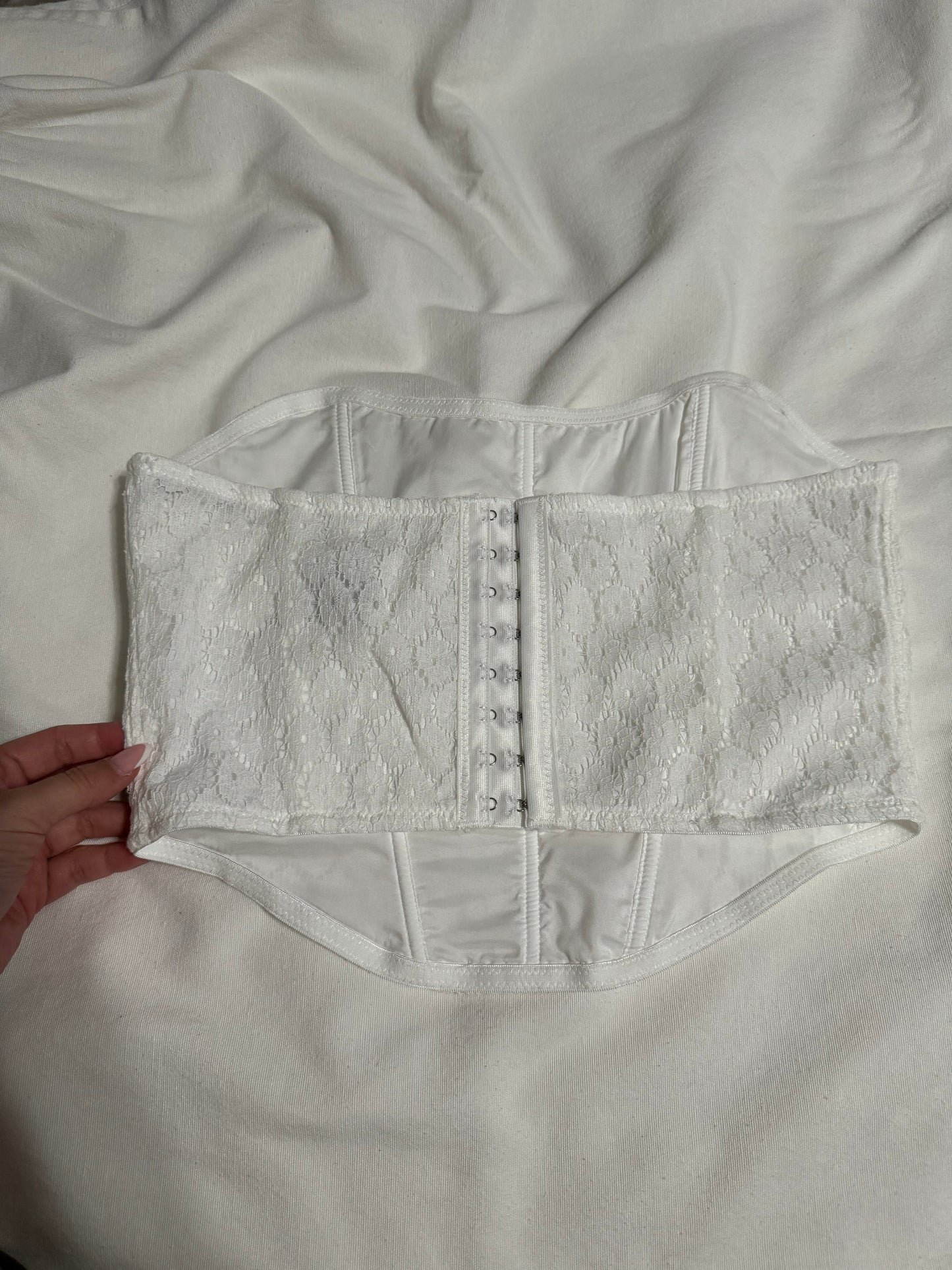 White Corset Top