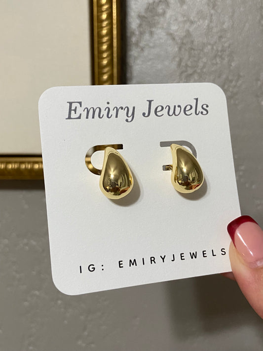 Bubble Drop Gold Filled Earrings