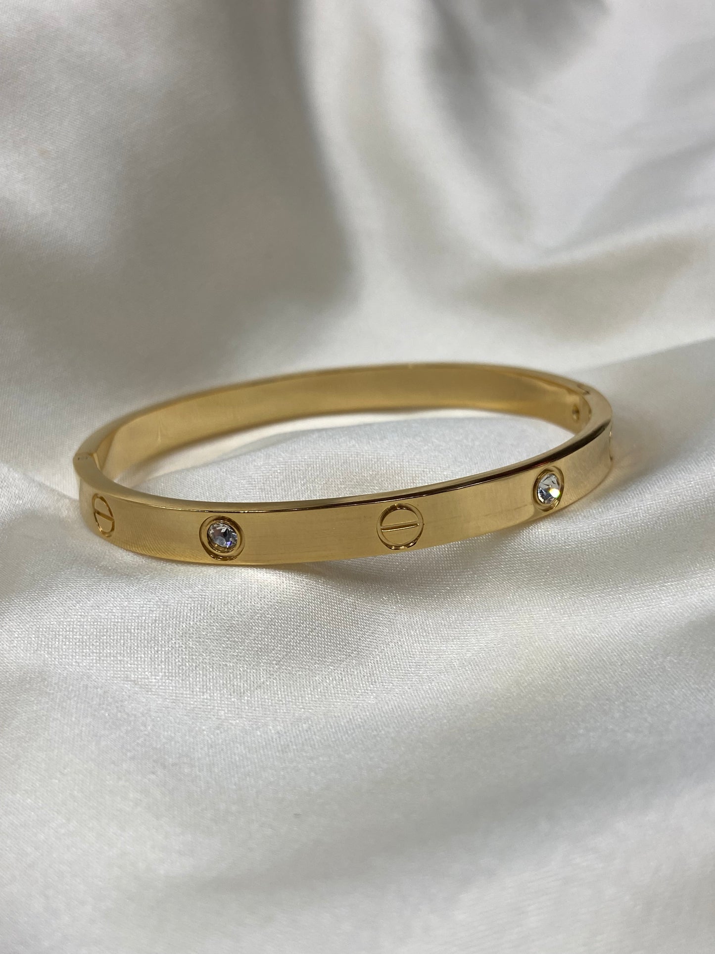 Carti CZ Stainless Steel Bangles