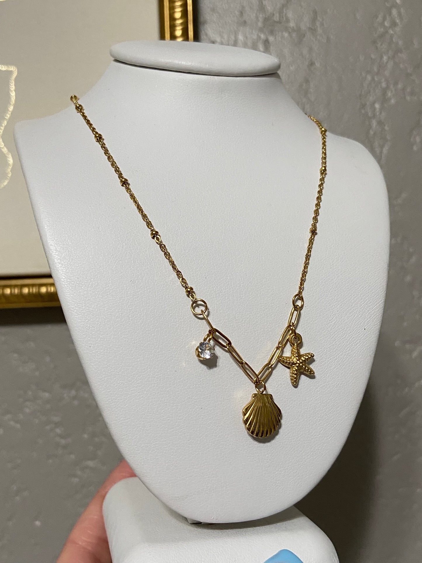 Vaca Vibes Stainless Steel Gold Necklace