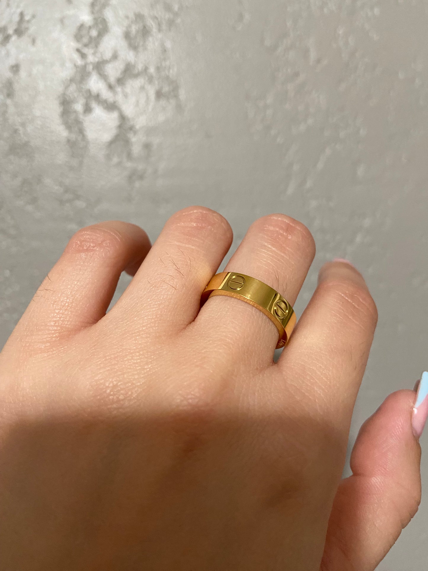Carti Stainless Steel Gold Ring