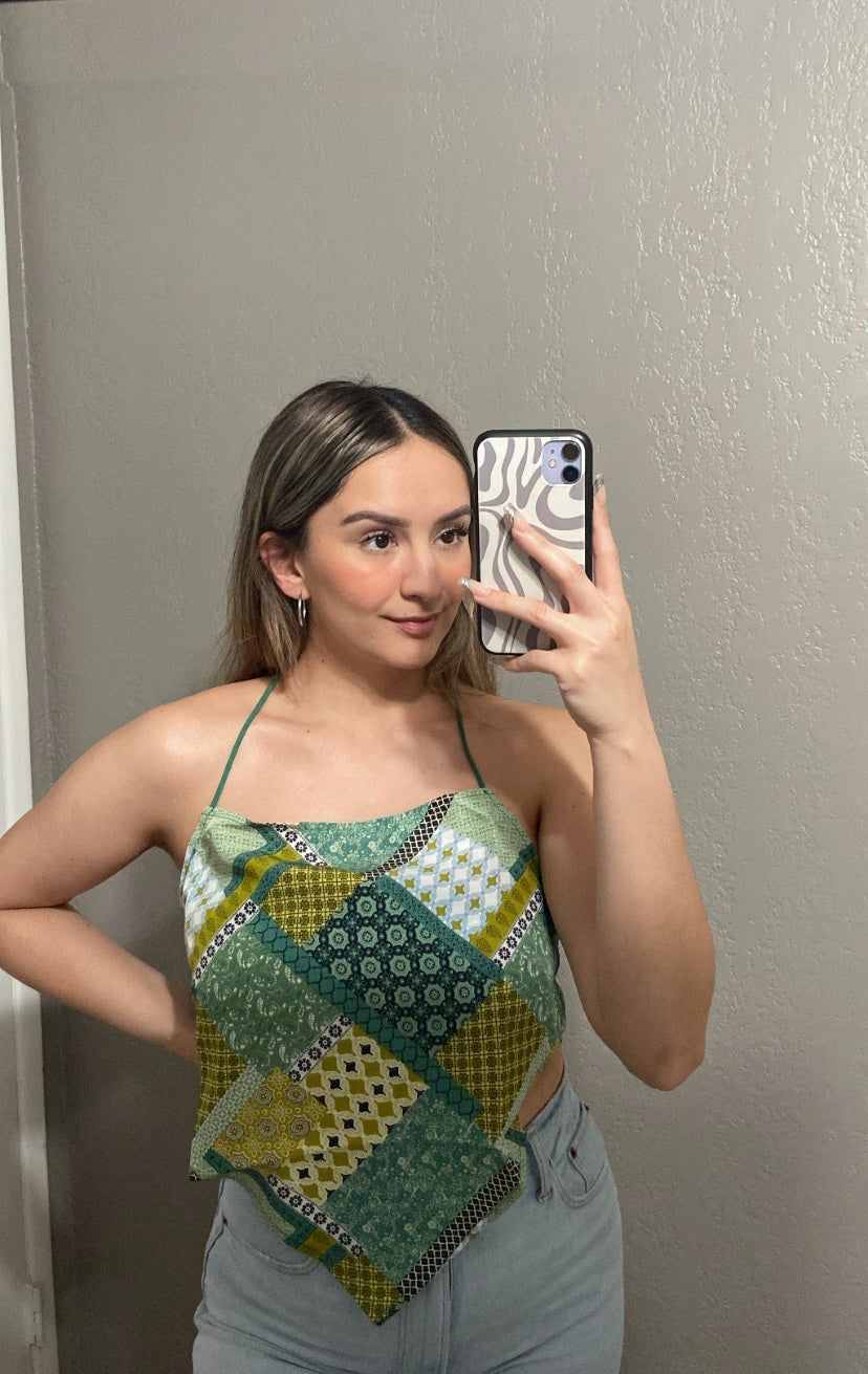Tie Scarf Top
