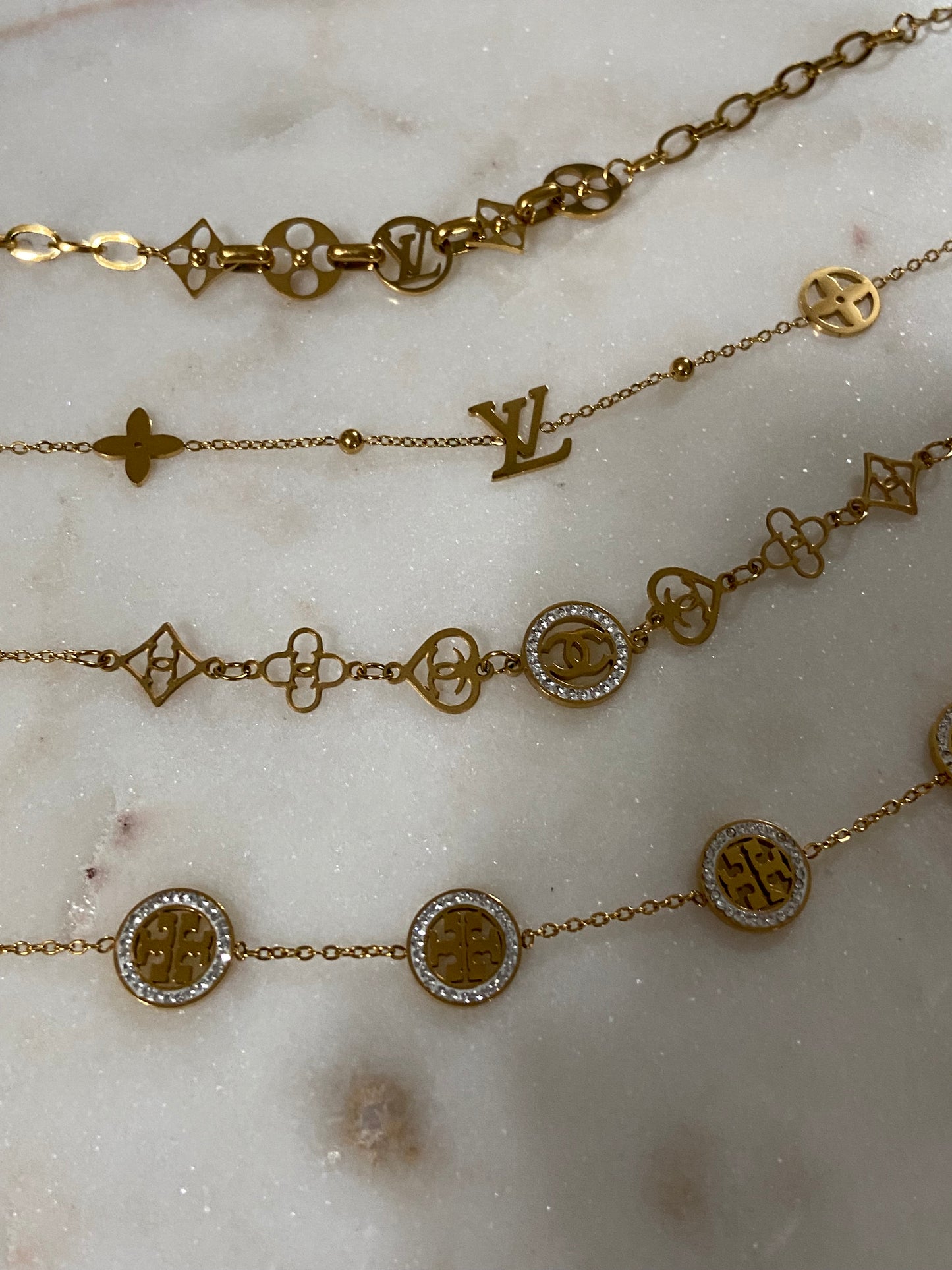 Dainty Stainless Steel Gold Bracelets
