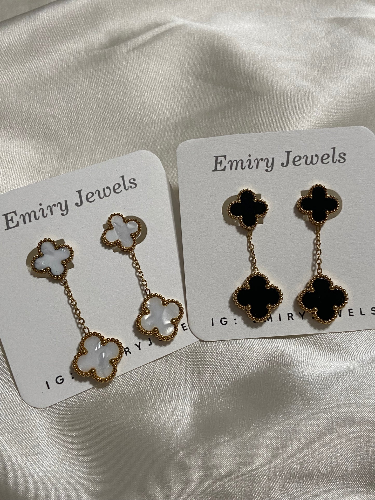 Drop Stainless Steel Gold Earrings