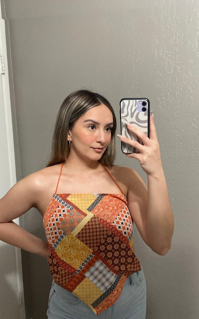 Tie Scarf Top