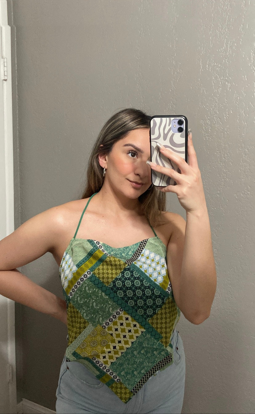 Tie Scarf Top