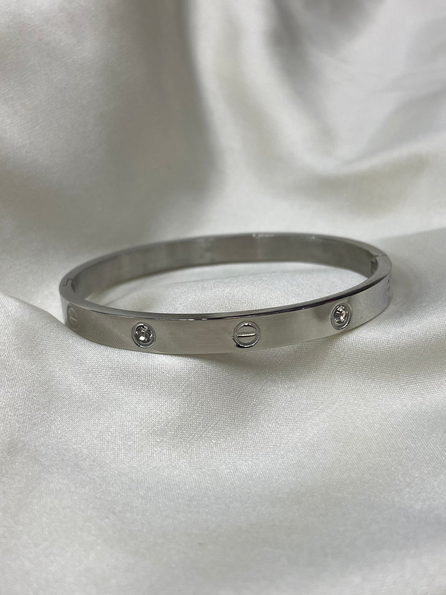 Carti CZ Stainless Steel Bangles