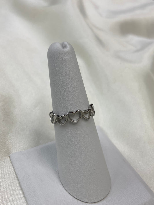 In Love Stainless Steel Silver Ring