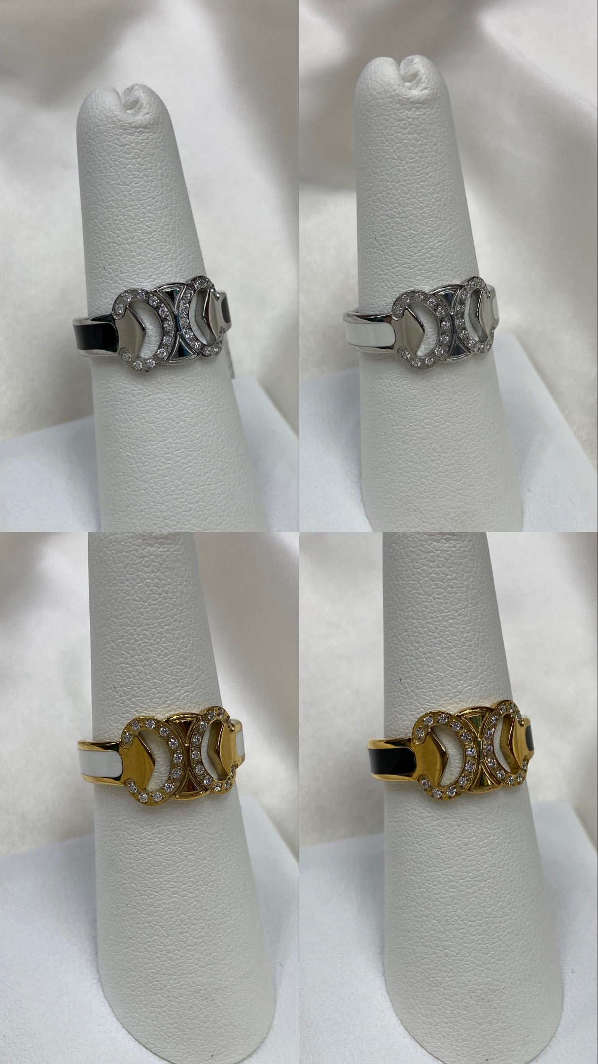 Celin CZ Stainless Steel Ring