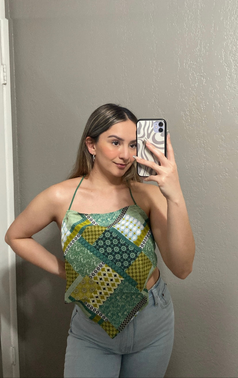 Tie Scarf Top