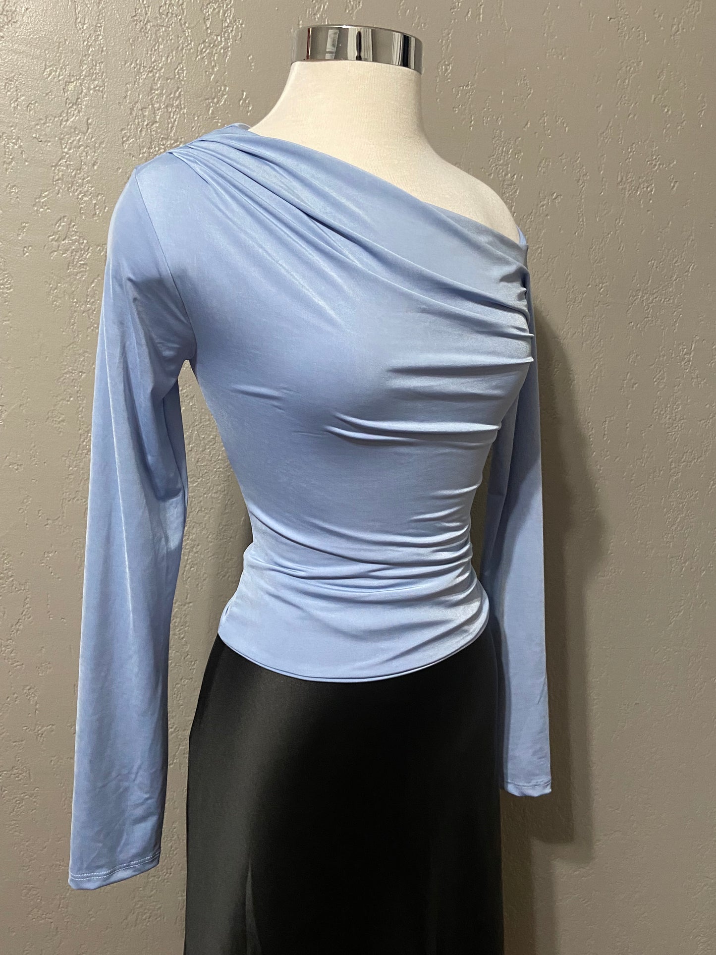 Baby Blue Long Sleeve Top