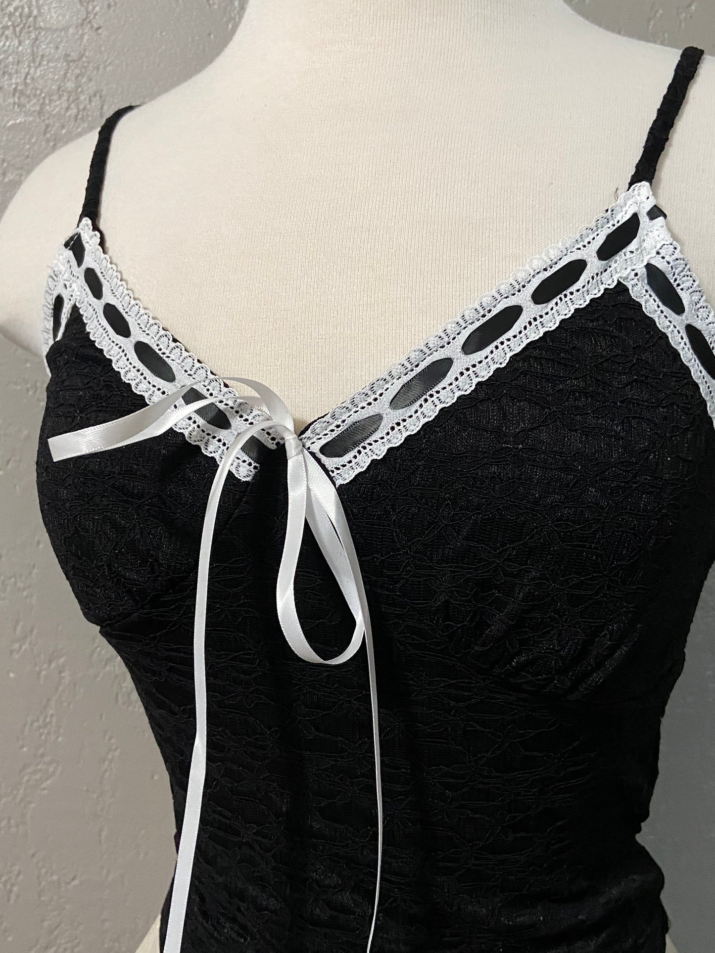 Black Lace Tank Top