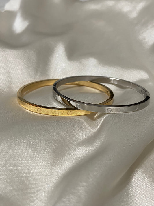 Thin Carti Stainless Steel Bangles