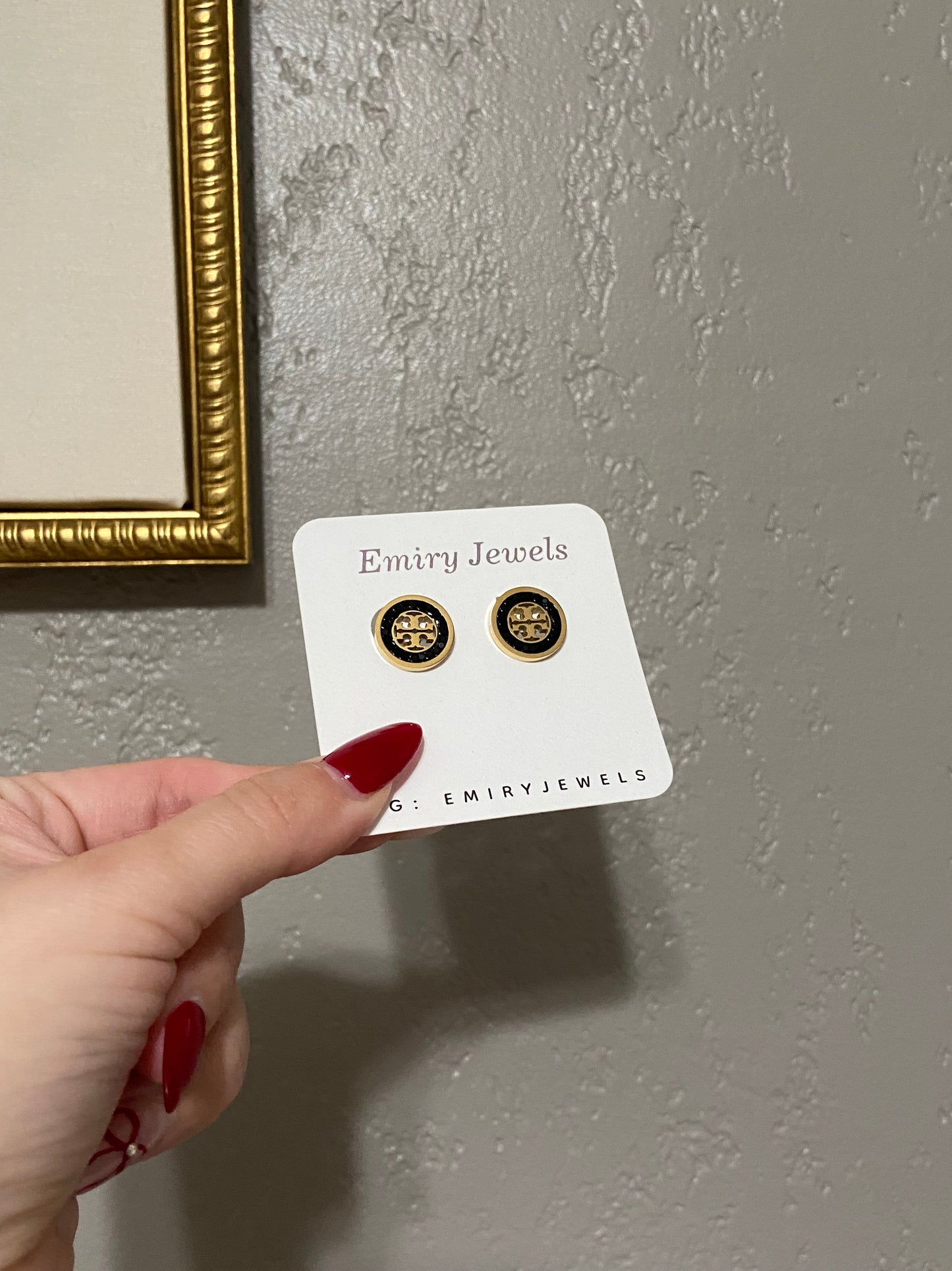 Tory B Stainless Steel Gold Earrings