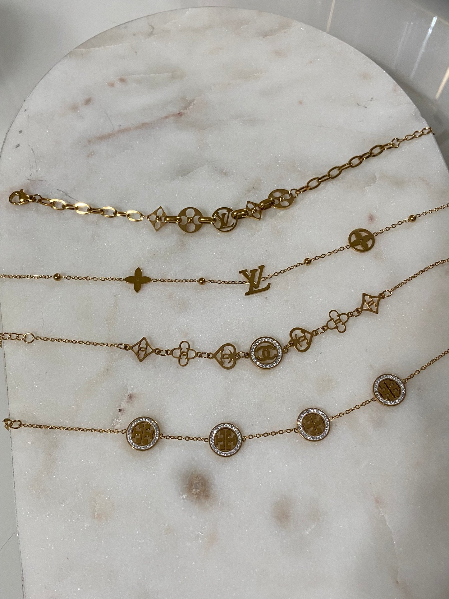 Dainty Stainless Steel Gold Bracelets
