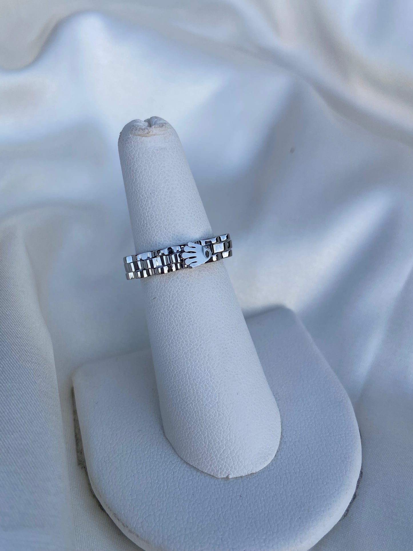 LAST CHANCE - Role Link Silver Stainless Steel Ring