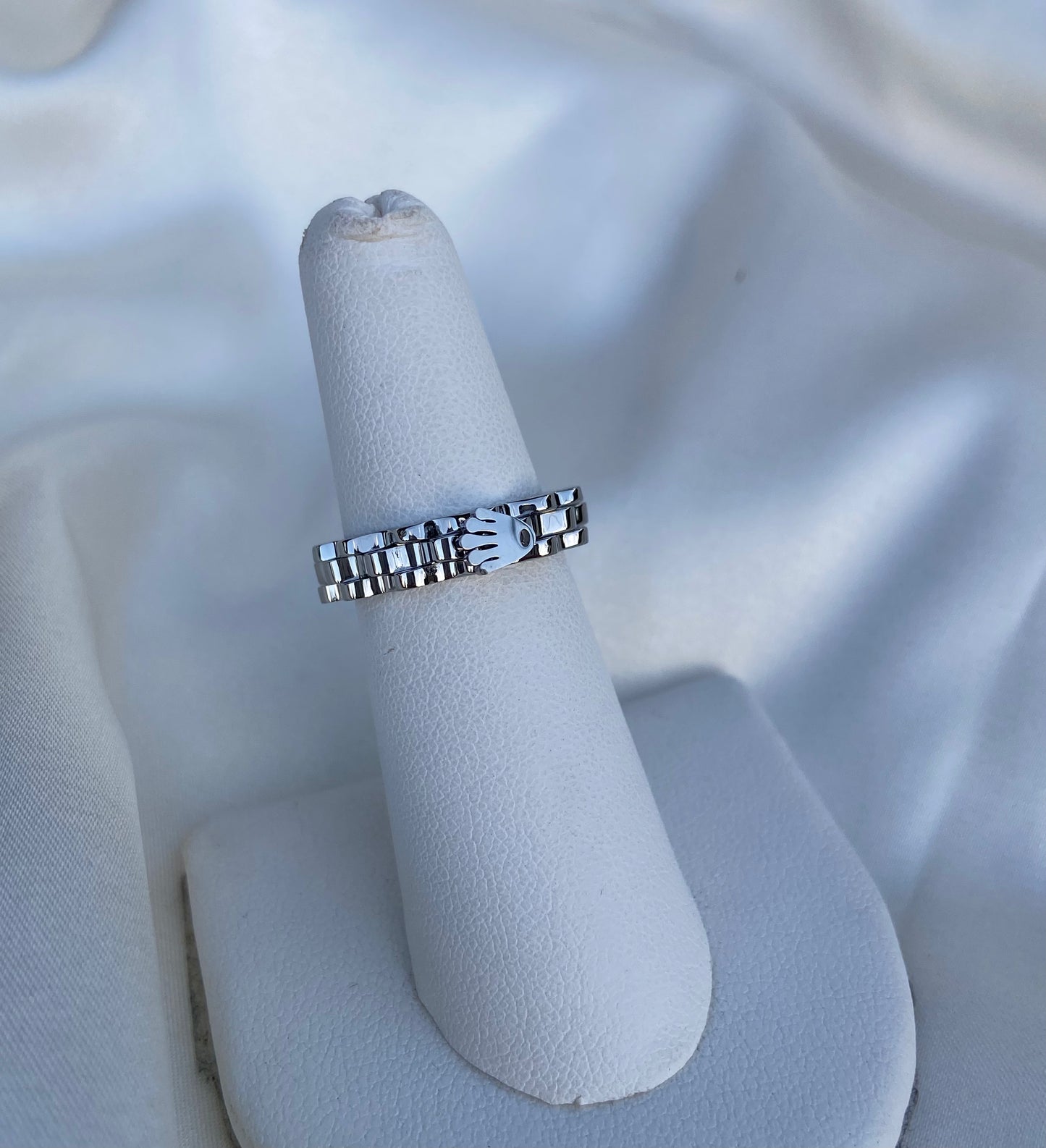 LAST CHANCE - Role Link Silver Stainless Steel Ring
