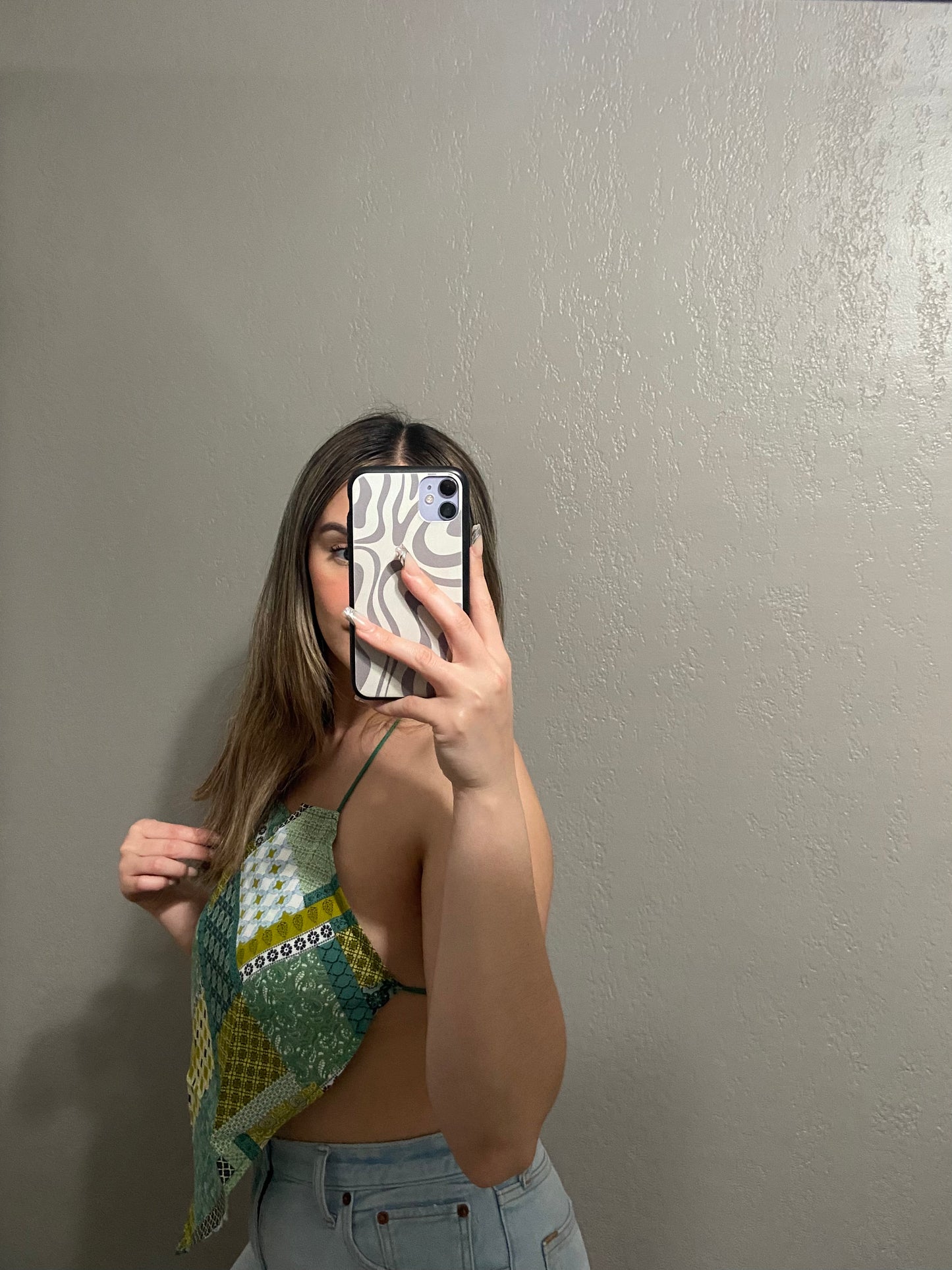 Tie Scarf Top