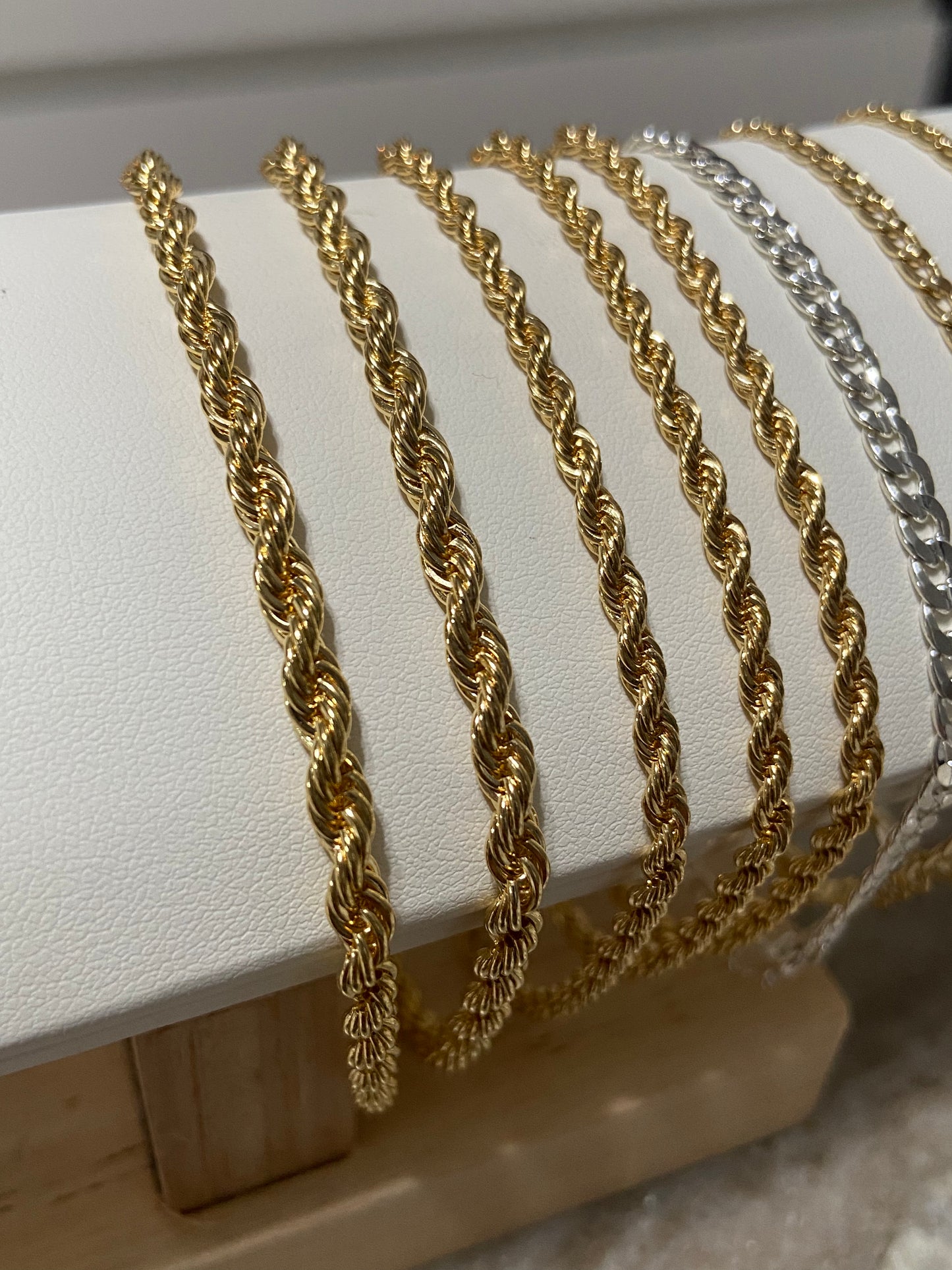 Stainless Steel Rope Chain Bracelet