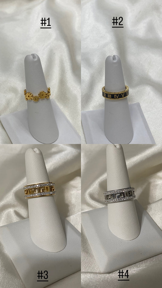 Last Chance - Stainless Steel Rings