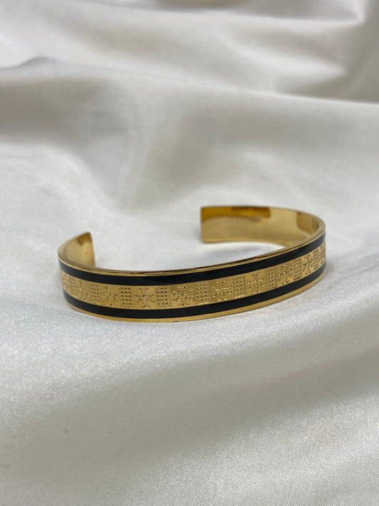 Tory B Gold Stainless Steel Cuff