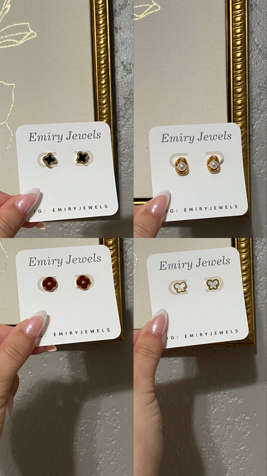 Last Chance - Stainless Steel Gold Earrings