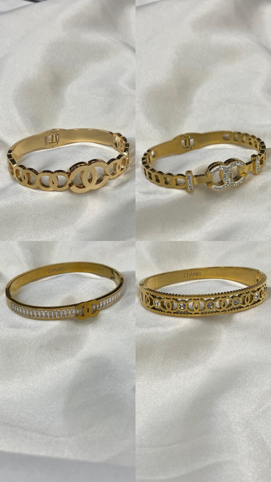 CC Gold Stainless Steel Bracelet