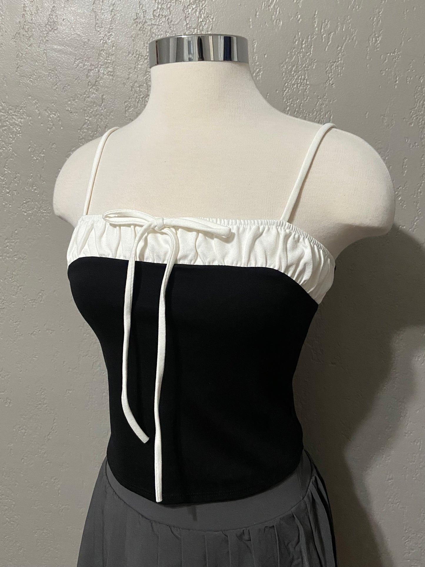 Two Tone Dainty Tank Top