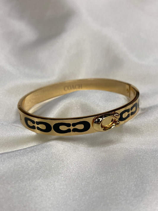 Gold Stainless Steel Bangle