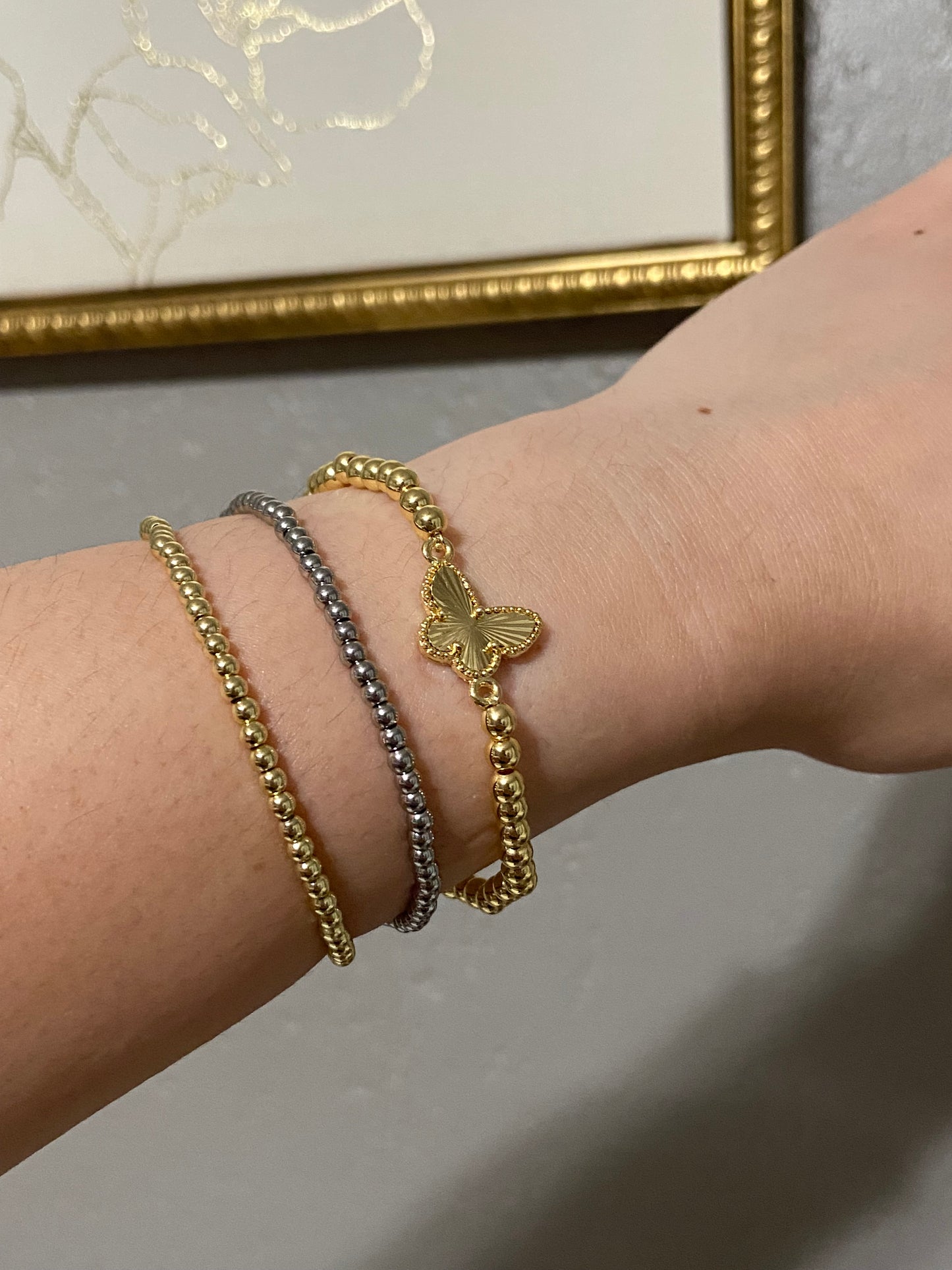Stainless Steel Bead Bracelets
