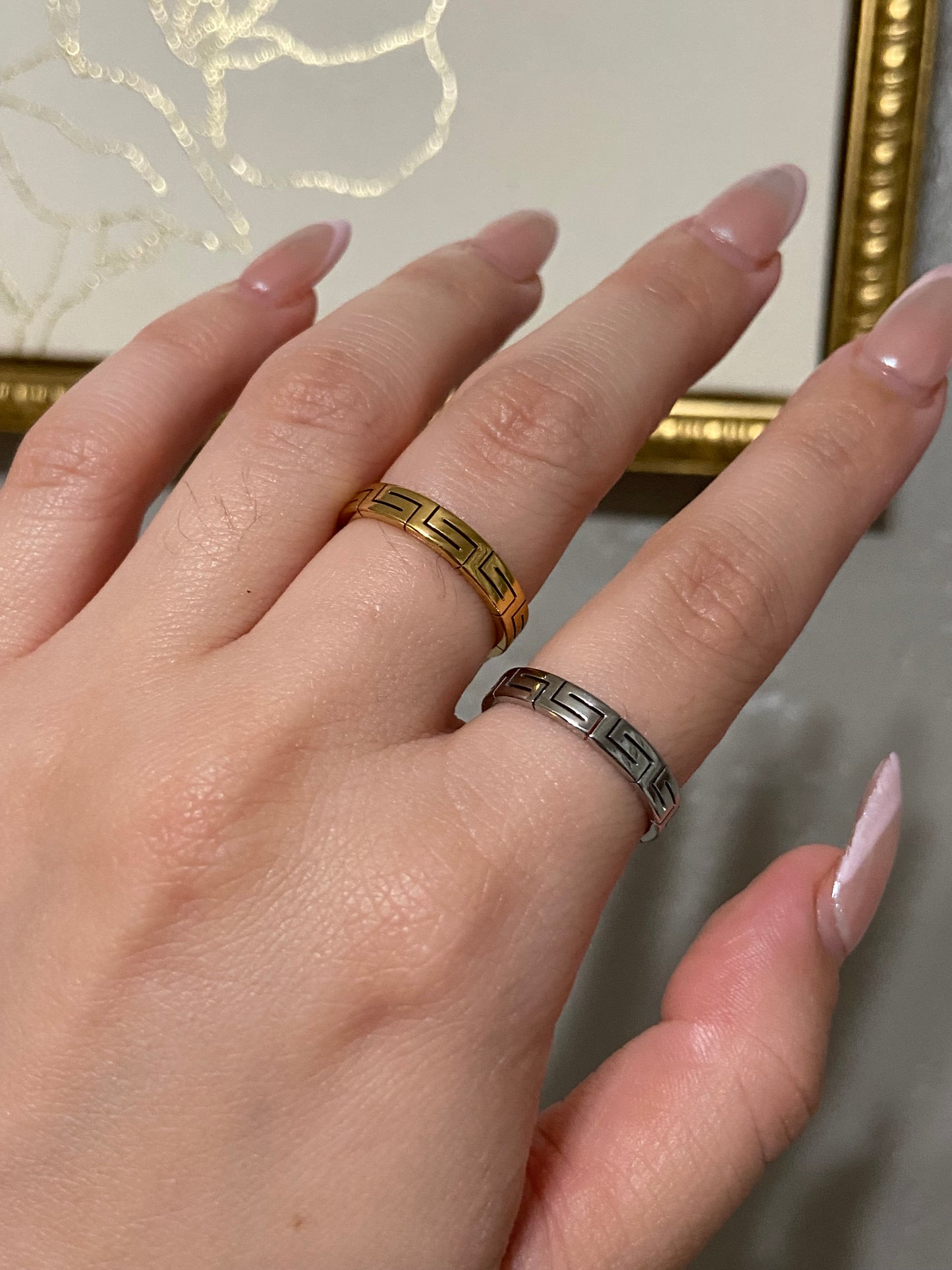 Fend Stainless Steel Ring