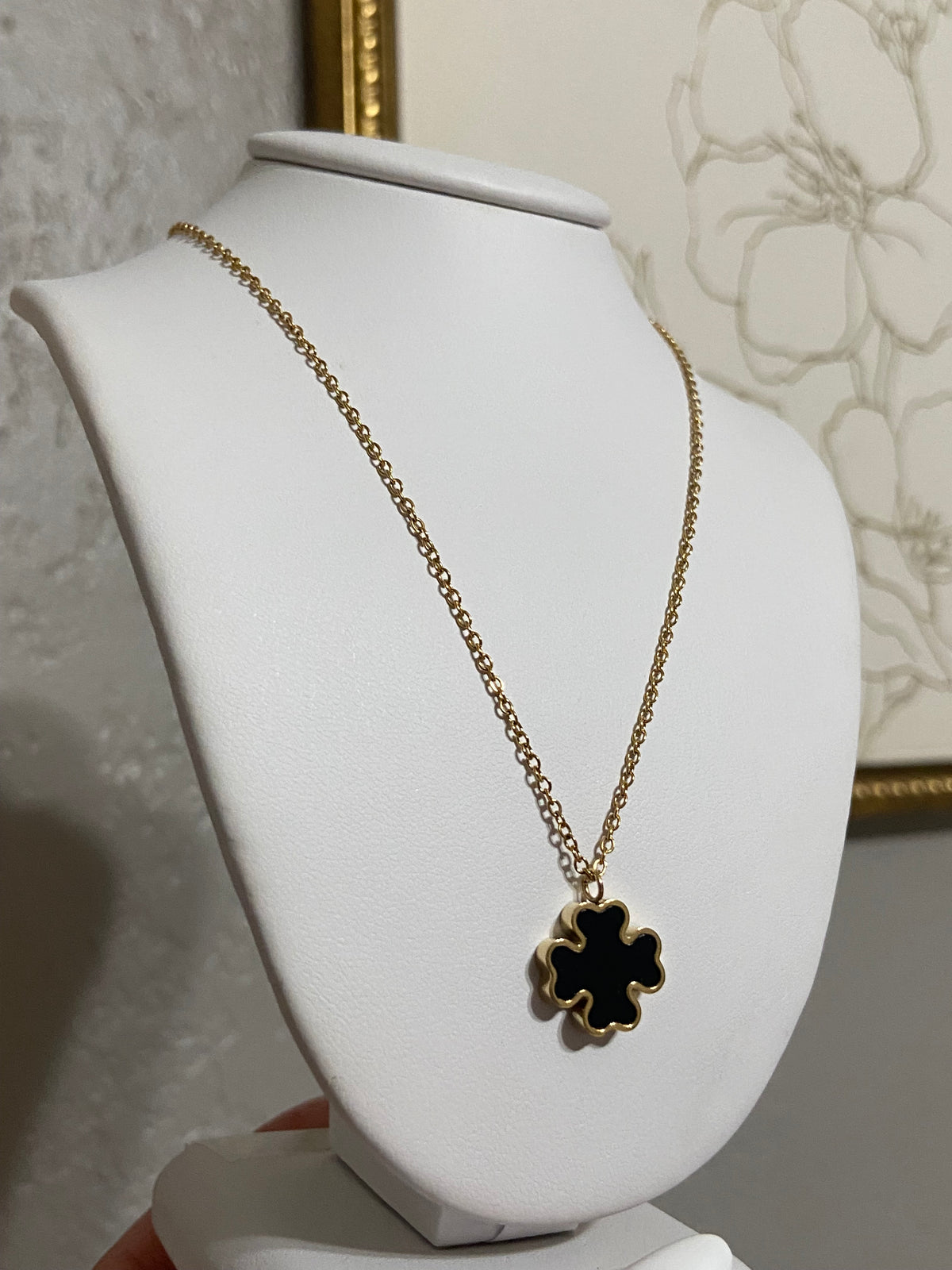 Lucky Charm Stainless Steel Gold Necklace