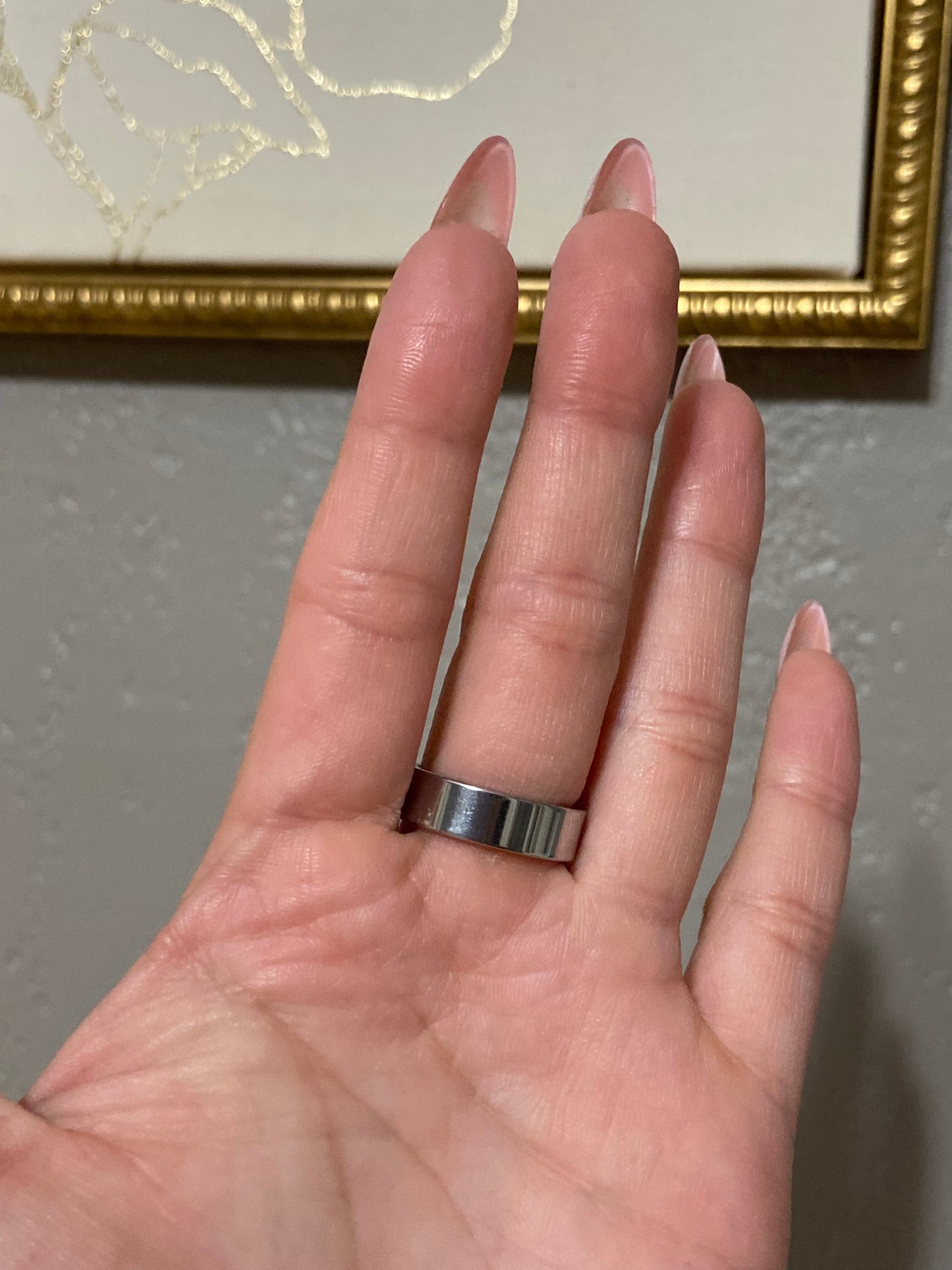 Valentin Silver CZ Stainless Steel Ring