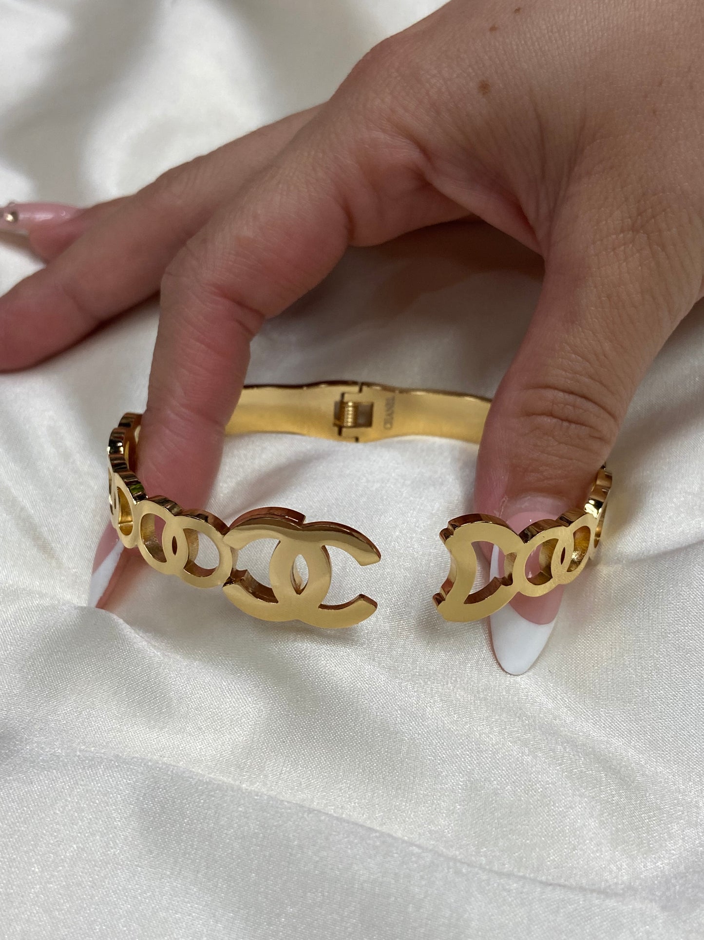 CC Gold Stainless Steel Bracelet