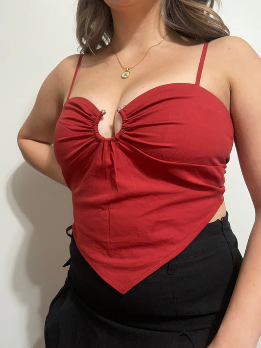 Red Tie Top