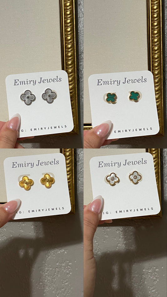 Last Chance - Clover Stainless Steel Earrings