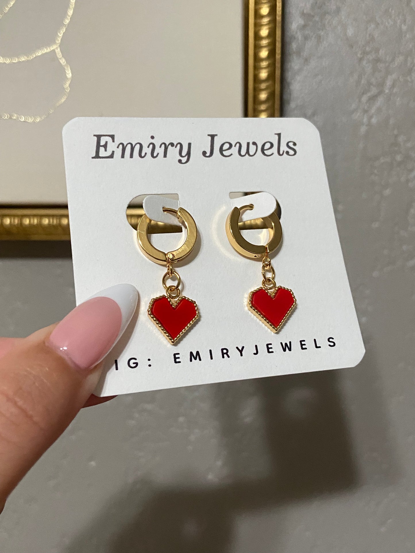 Stainless Steel Gold Huggie Earrings