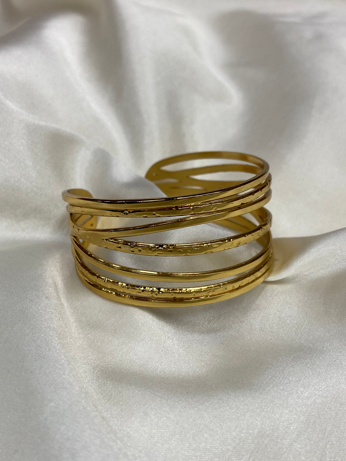 Gold Cuff Stainless Steel Bracelet