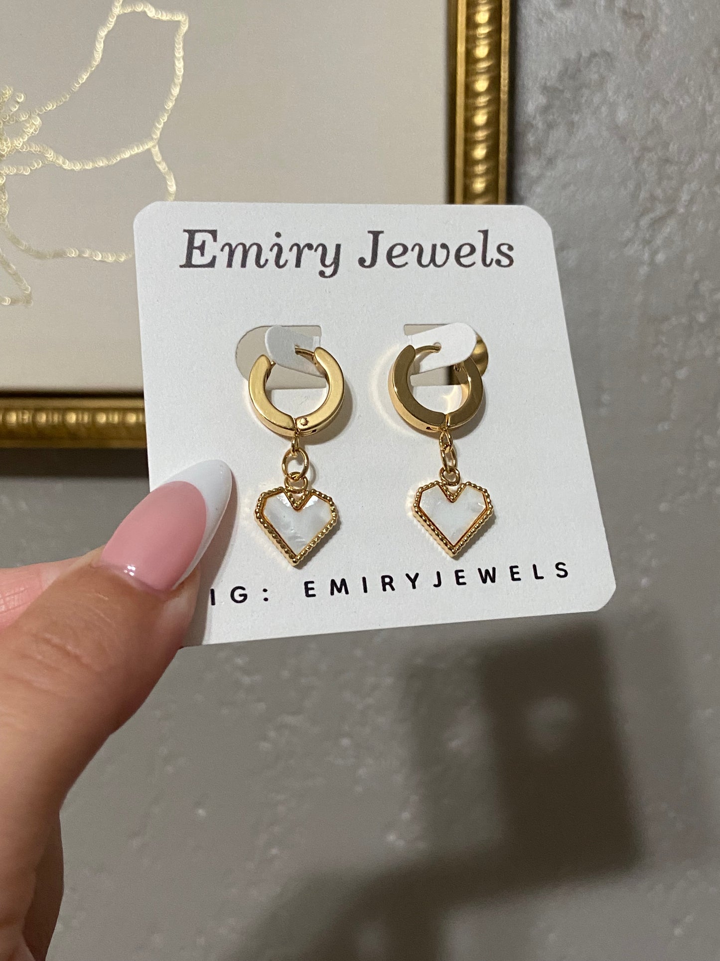 Stainless Steel Gold Huggie Earrings