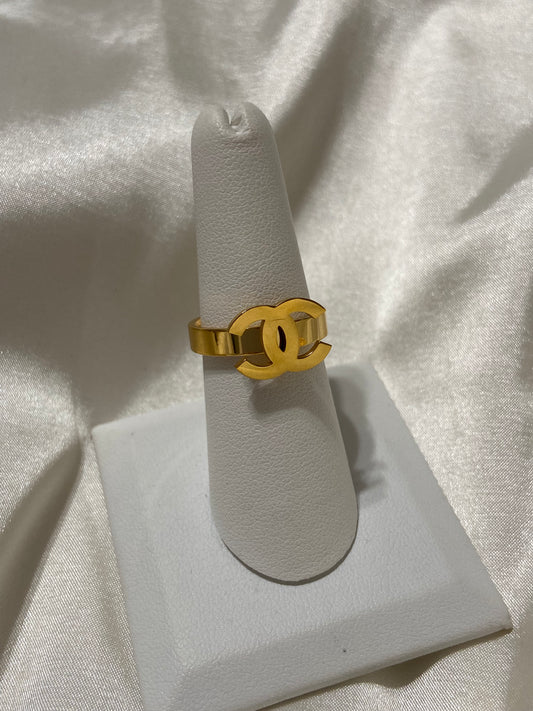 CC Gold Stainless Steel Ring