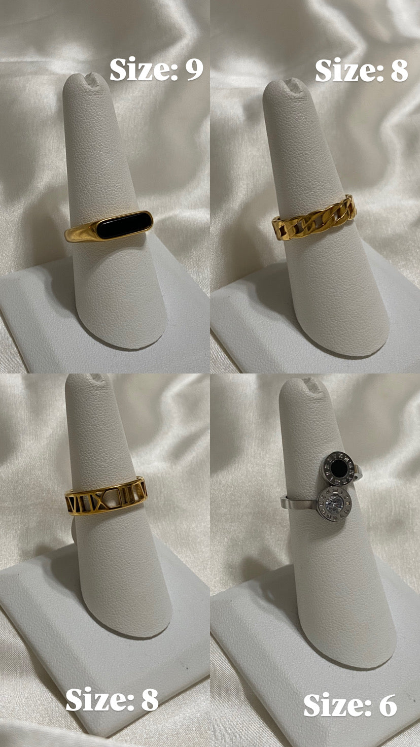 Last Chance - Stainless Steel Rings