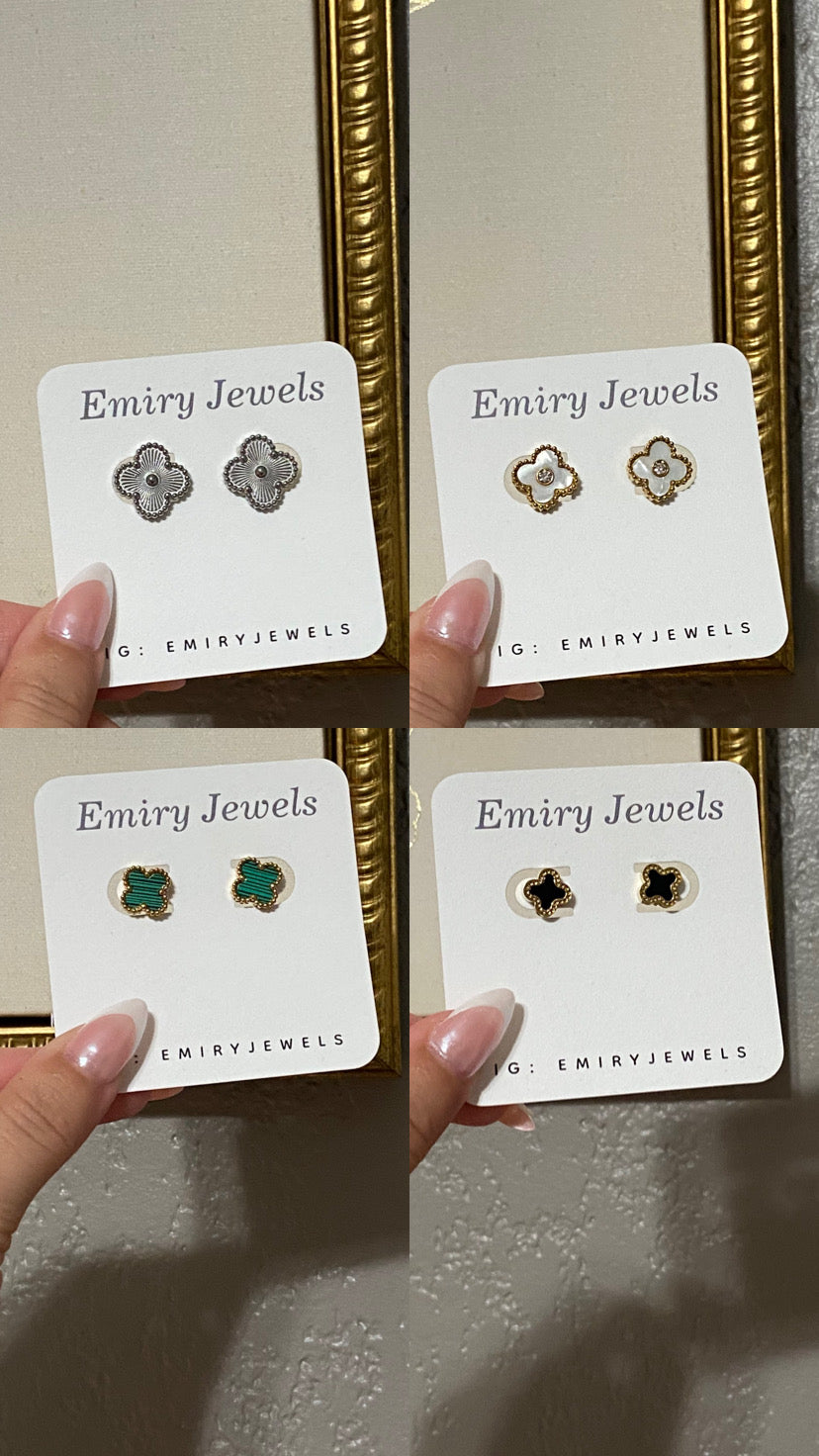 Last Chance - Clover Stainless Steel Earrings