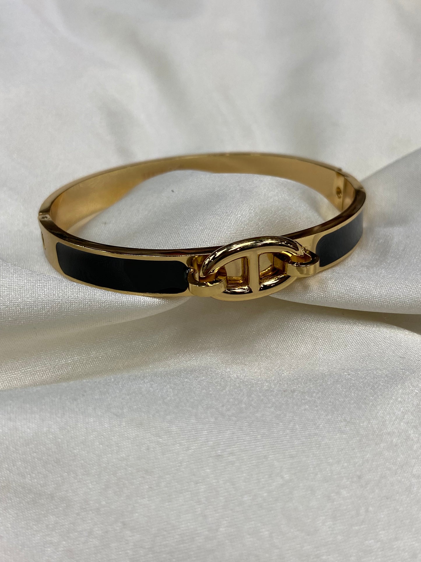 Herm Stainless Steel Gold Bangles
