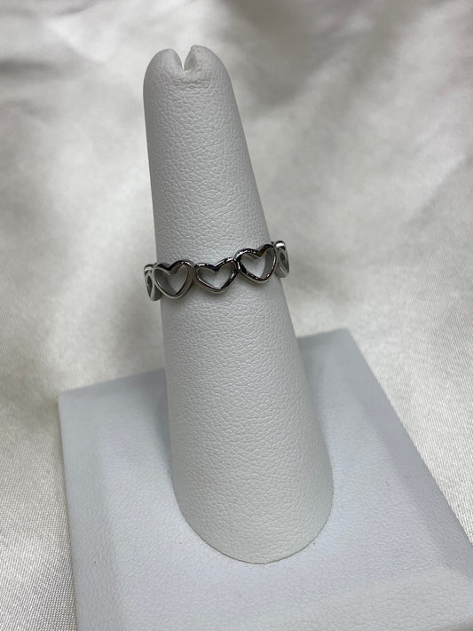 In Love Stainless Steel Silver Ring